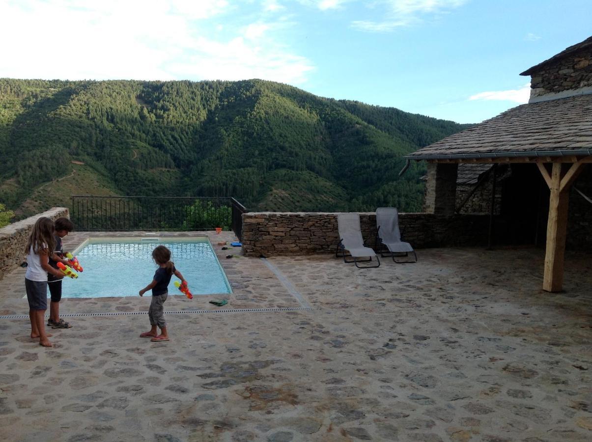 Maison De Charme En Ardeche Du Sud Avec Piscine Beaumont  Eksteriør bilde